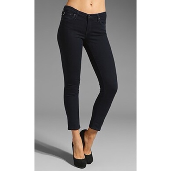 AG Adriano Goldschmied Courtney Blue The Legging Super Skinny Ankle Jeans EUC 28 - Picture 1 of 9